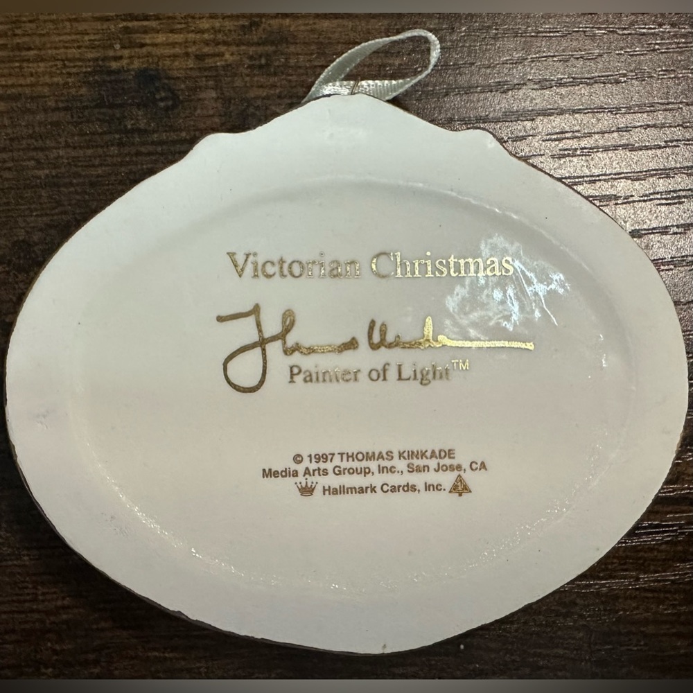 Hallmark Keepsake Ornament “Victorian Christmas”Thomas Kinkade Painter of Light‍ - Picture 4 of 7